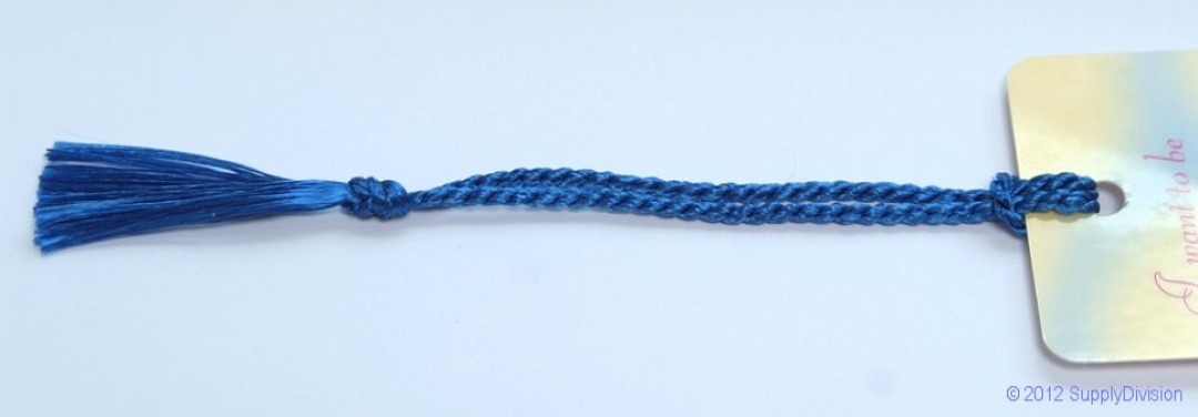 Rayon style Bookmark tassel Royal Blue pack.